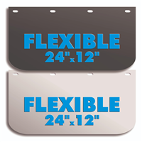 Flexible Mudflap 24" x 12"