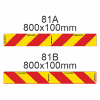 Conspicuity Marking Plates 81A + 81B