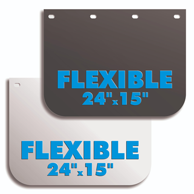 Flexible Mudflap 24" x 15"