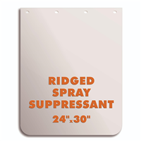 Low Spray Ridged Mud Flap 24" x 30"