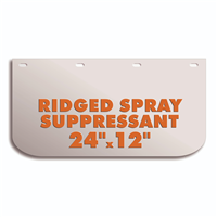 Low Spray Ridged Mud Flap 24" x 12"