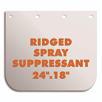 Low Spray Ridged Mud Flap 24" x 18"